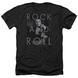 Elvis - Mens Rock And Roll Heather T-Shirt