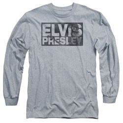 Elvis Presley - Mens Block Letters Long Sleeve T-Shirt