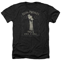 Elvis Presley - Mens Rock Legend Heather T-Shirt