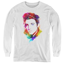 Elvis Presley - Youth Watercolor King Long Sleeve T-Shirt