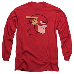 Justice League - Mens Cooke Head Long Sleeve T-Shirt
