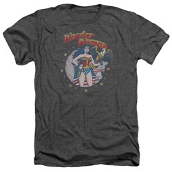 Justice League - Mens At Your Service Heather T-Shirt