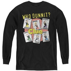 Clue - Youth Who Dunnit Long Sleeve T-Shirt
