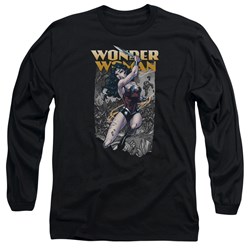 Justice League - Mens Wonder Slice Long Sleeve T-Shirt