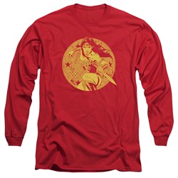 Justice League - Mens Young Wonder Long Sleeve T-Shirt