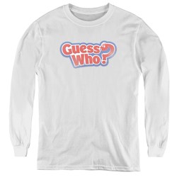 Guess Who - Youth Guess Who Distressed Logo Long Sleeve T-Shirt