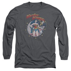 Justice League - Mens At Your Service Long Sleeve T-Shirt
