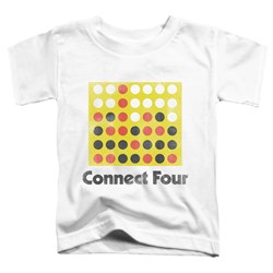 Connect Four - Toddlers Classic Logo Distressed T-Shirt