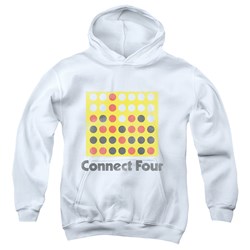 Connect Four - Youth Classic Logo Distressed Pullover Hoodie