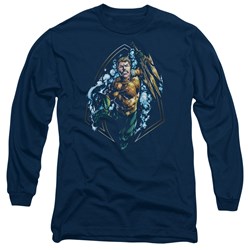 Justice League - Mens Thrashing Long Sleeve T-Shirt