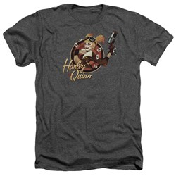 Justice League - Mens Harley Bomber Heather T-Shirt