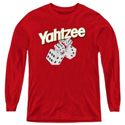 Yahtzee - Youth Tumbling Dice Long Sleeve T-Shirt