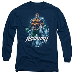 Justice League - Mens Water Powers Long Sleeve T-Shirt