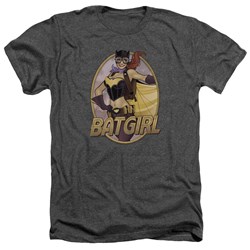 Justice League - Mens Batgirl Bombshell Heather T-Shirt