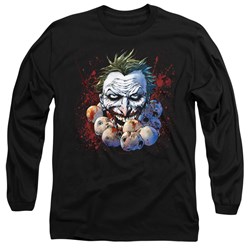 Justice League - Mens Doll Heads Long Sleeve T-Shirt