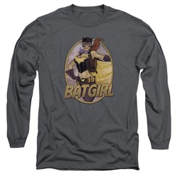 Justice League - Mens Batgirl Bombshell Long Sleeve T-Shirt