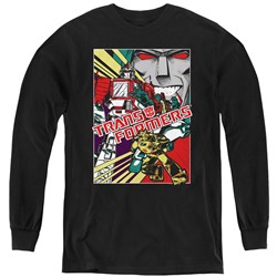 Transformers - Youth Comic Poster Long Sleeve T-Shirt