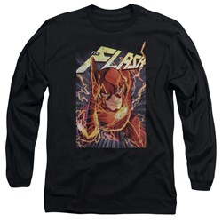 Justice League - Mens Flash One Long Sleeve T-Shirt