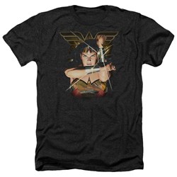 Justice League - Mens Deflection Heather T-Shirt