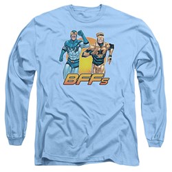 Justice League - Mens Booster Beetle Bff Long Sleeve T-Shirt