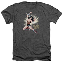 Wonder Woman - Mens Ww75 The Bracelets Of Submission Heather T-Shirt