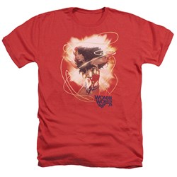 Wonder Woman - Mens 75Th Burst Heather T-Shirt