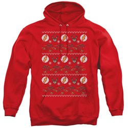 Dc Flash - Mens The Flash Ugly Christmas Sweater Pullover Hoodie