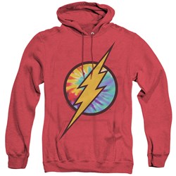 Dc Flash - Mens Tie Dye Flash Logo Hoodie