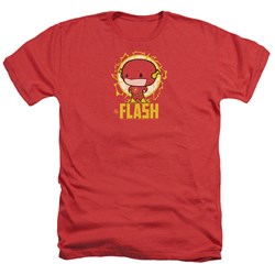 Dc Flash - Mens Flash Chibi Heather T-Shirt