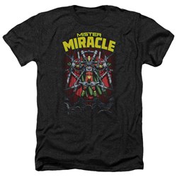 Jla - Mens Mister Miracle Heather T-Shirt