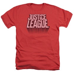 Justice League Movie - Mens League Distressed Heather T-Shirt