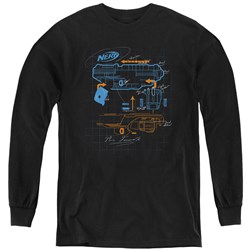 Nerf - Youth Deconstructed Nerf Gun Long Sleeve T-Shirt