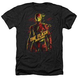 Justice League Movie - Mens The Flash Heather T-Shirt