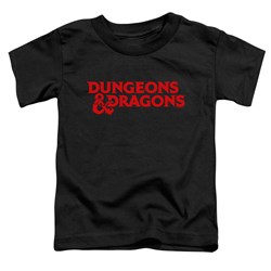 Dungeons And Dragons - Toddlers Type Logo T-Shirt