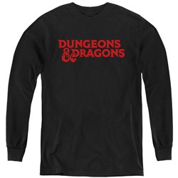 Dungeons And Dragons - Youth Type Logo Long Sleeve T-Shirt