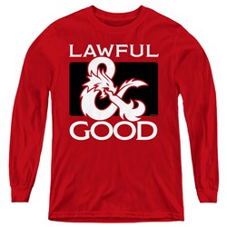 Dungeons And Dragons - Youth Lawful Good Long Sleeve T-Shirt