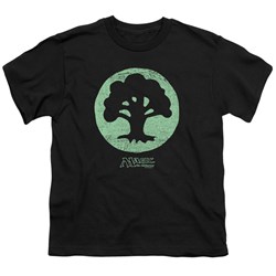 Magic The Gathering - Youth Green Symbol T-Shirt