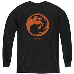 Magic The Gathering - Youth Red Symbol Long Sleeve T-Shirt