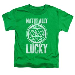 Dungeons And Dragons - Toddlers Naturally Lucky T-Shirt