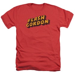 Flash Gordon - Mens Logo Heather T-Shirt