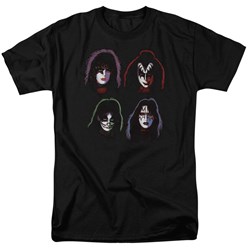 Kiss - Mens Solo Heads T-Shirt