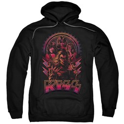 Kiss - Mens Comic Style Pullover Hoodie