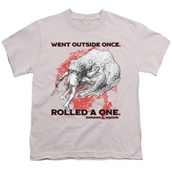 Dungeons And Dragons - Youth Rolled A One T-Shirt