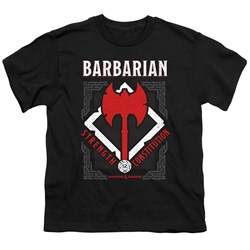 Dungeons And Dragons - Youth Barbarian T-Shirt
