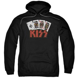 Kiss - Mens Cards Pullover Hoodie