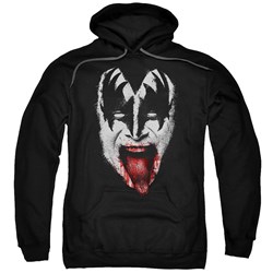 Kiss - Mens Demon Face Pullover Hoodie
