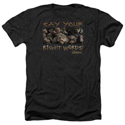 Labyrinth - Mens Say Your Right Words Heather T-Shirt