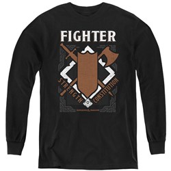 Dungeons And Dragons - Youth Fighter Long Sleeve T-Shirt