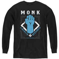 Dungeons And Dragons - Youth Monk Long Sleeve T-Shirt