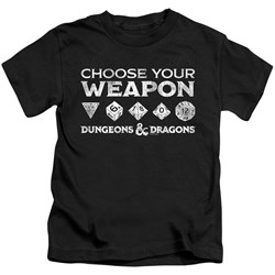 Dungeons And Dragons - Youth Choose Your Weapon T-Shirt